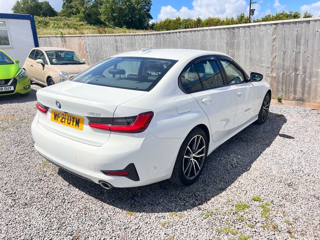 BMW 3 Series 2.0 318I Sport Saloon Euro 6 Ss WF21UTM White #6