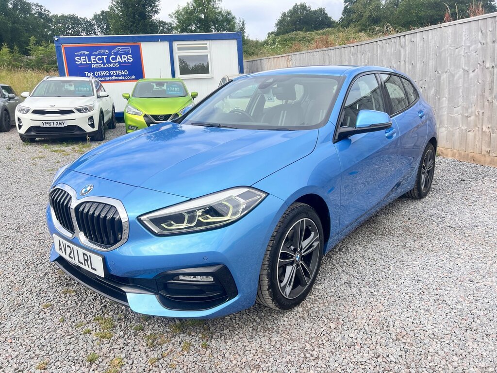 BMW 1 Series 1.5 118I Sport Lcp Hatchback E AV21LRL Blue #4