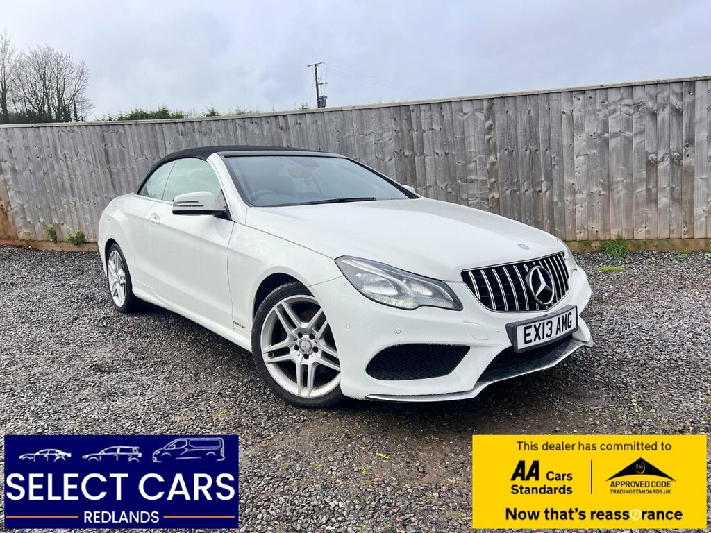 Mercedes-Benz E Class 2.1 E250 Cdi Amg Sport Cabriolet G-tron White