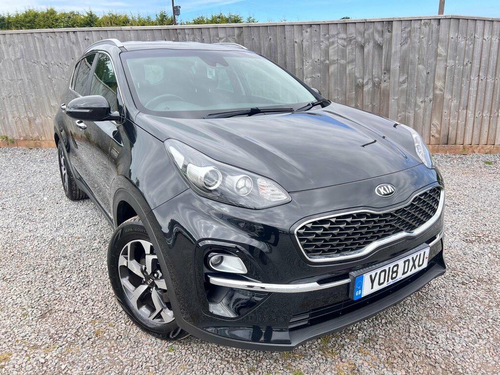 Kia Sportage 1.6 T-gdi 2 Suv Awd Euro 6 Ss YO18DXU Black #2