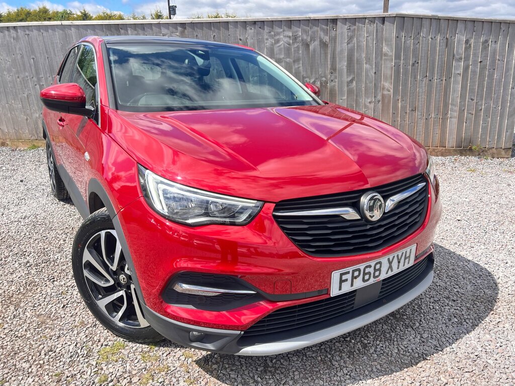 Vauxhall Grandland X 1.5 Turbo D Blueinjection Elite Nav Suv FP68XYH Red #2