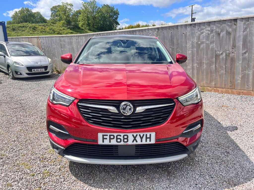 Vauxhall Grandland X 1.5 Turbo D Blueinjection Elite Nav Suv FP68XYH Red #3