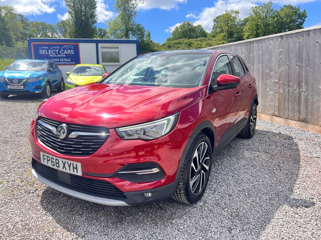 Vauxhall Grandland X 1.5 Turbo D Blueinjection Elite Nav Suv FP68XYH Red #4