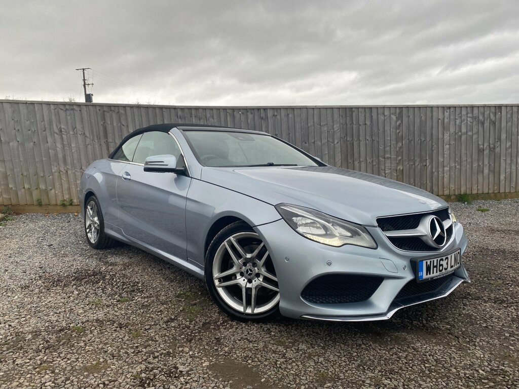 Mercedes-Benz E Class 3.0 E350d V6 Bluetec Amg Sport Cabriolet Diese WH63LNO Silver #2