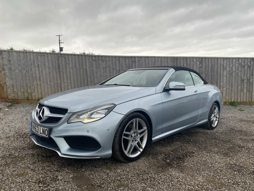 Mercedes-Benz E Class 3.0 E350d V6 Bluetec Amg Sport Cabriolet Diese WH63LNO Silver #4