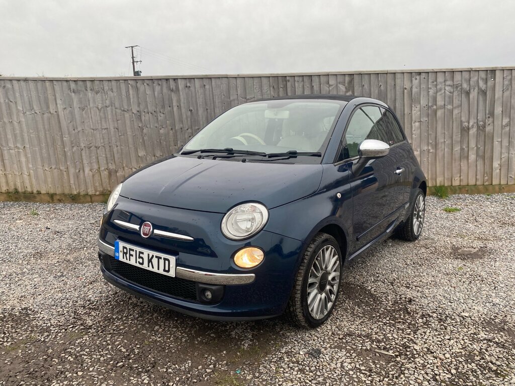 Fiat 500C 0.9 Twinair Lounge Convertible E Blue #4