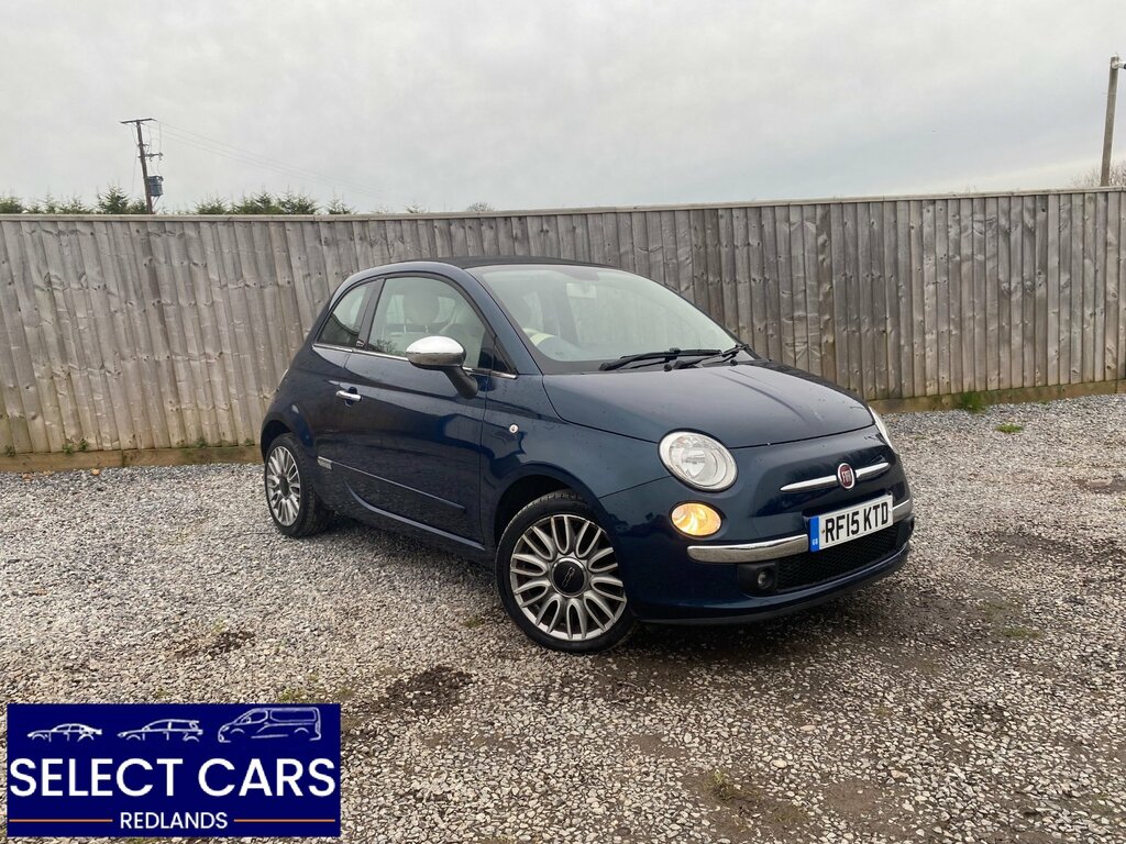 Fiat 500C 0.9 Twinair Lounge Convertible E Blue