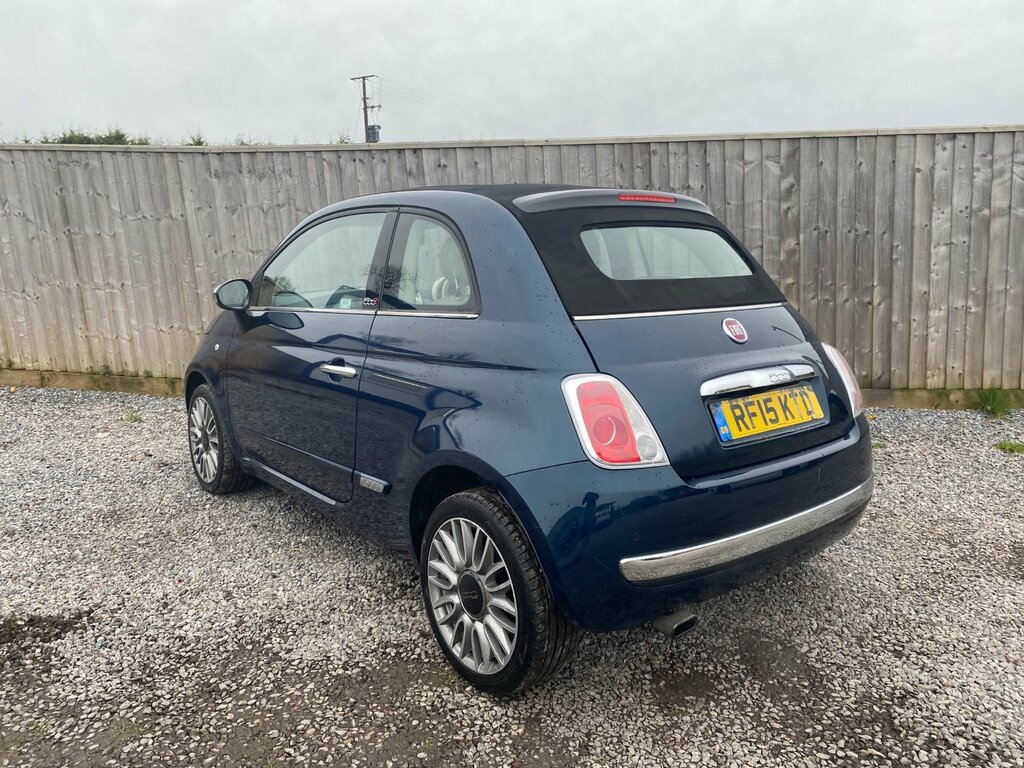 Fiat 500C 0.9 Twinair Lounge Convertible E Blue #6