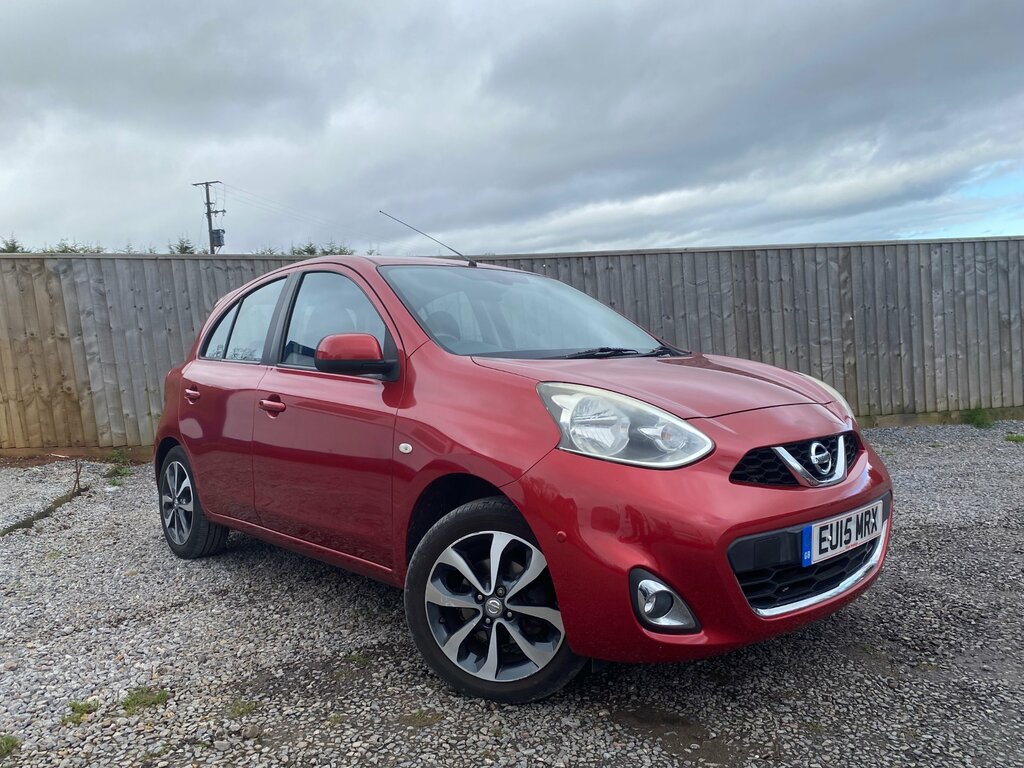 Nissan Micra 1.2 Tekna Hatchback Euro 5 80 P Red #2