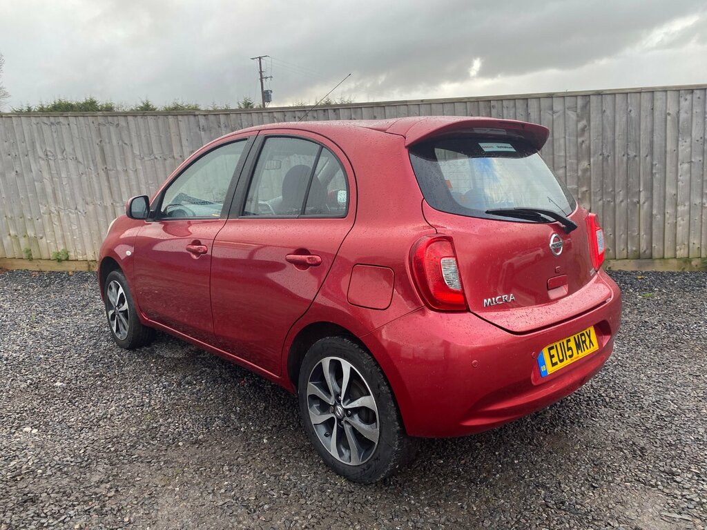 Nissan Micra 1.2 Tekna Hatchback Euro 5 80 P Red #6