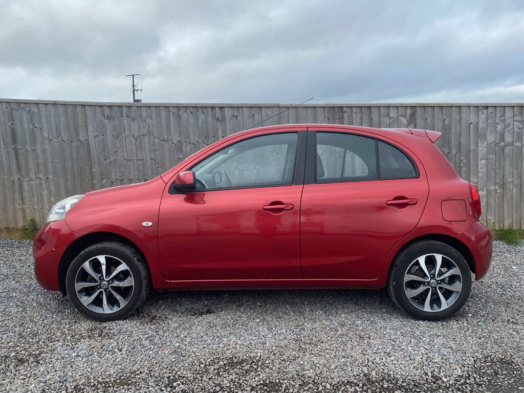 Nissan Micra 1.2 Tekna Hatchback Euro 5 80 P Red #5