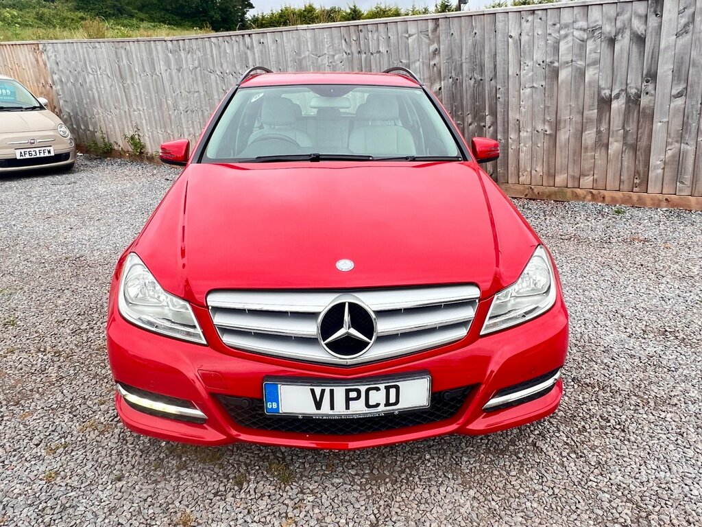 Mercedes-Benz C Class 2.1 C220 Cdi Blueefficiency Executive Se Estate Red #3