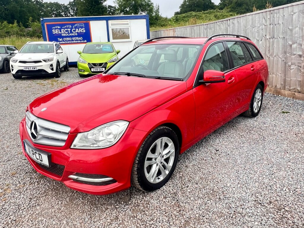 Mercedes-Benz C Class 2.1 C220 Cdi Blueefficiency Executive Se Estate Red #4
