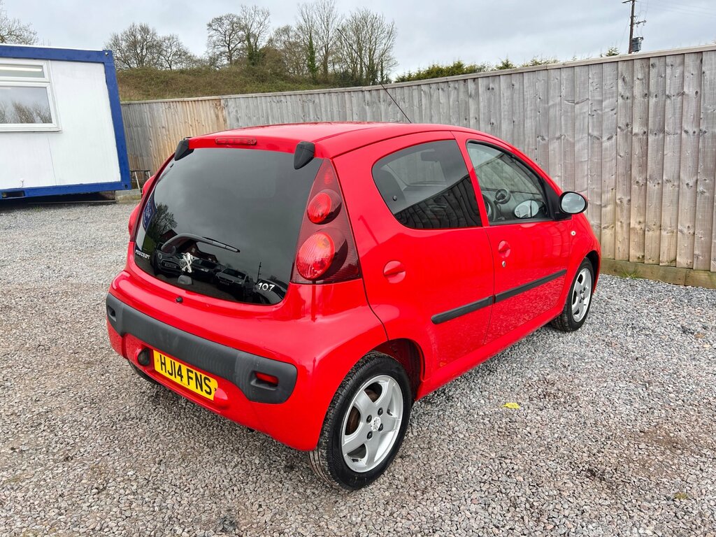Peugeot 107 1.0 12V Allure Hatchback Euro 5 Red #6