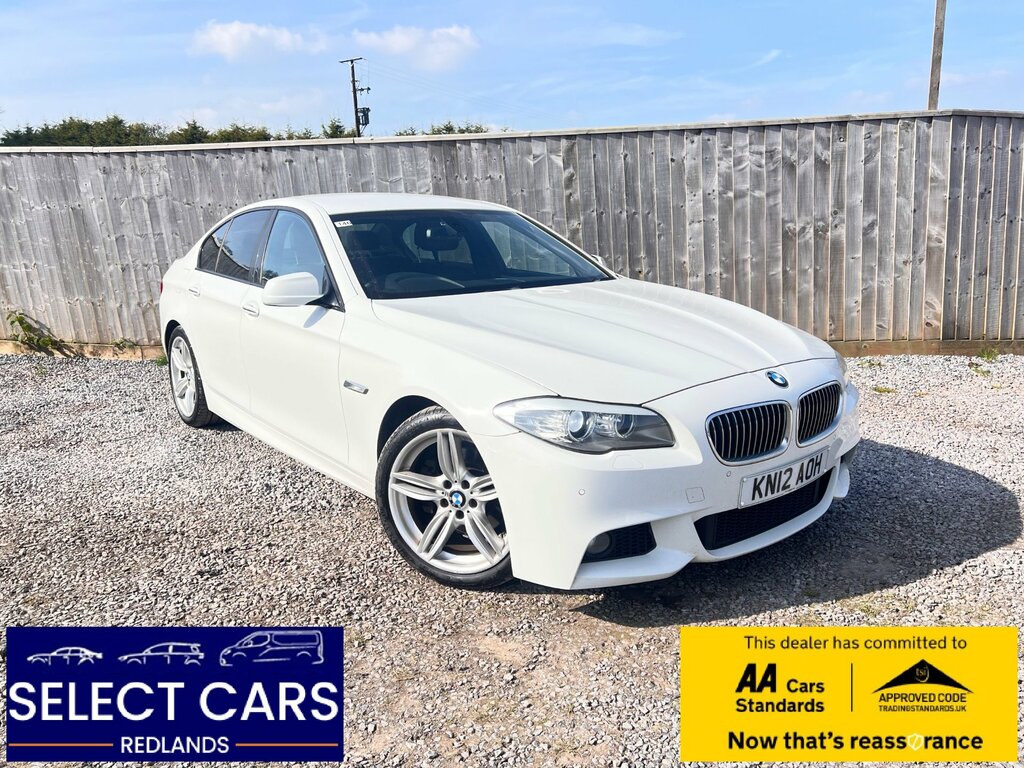 BMW 5 Series 2.0 520D M Sport Saloon Steptronic Euro White