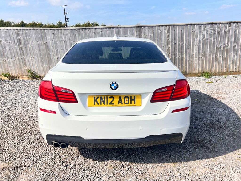 BMW 5 Series 2.0 520D M Sport Saloon Steptronic Euro White #6