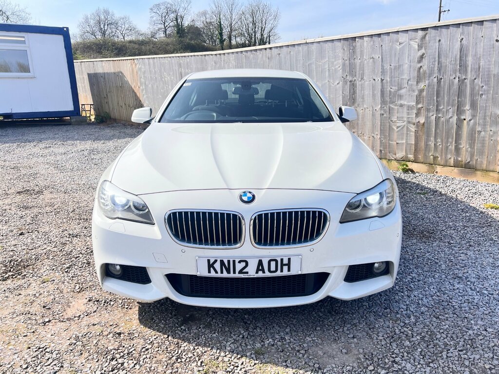 BMW 5 Series 2.0 520D M Sport Saloon Steptronic Euro White #3