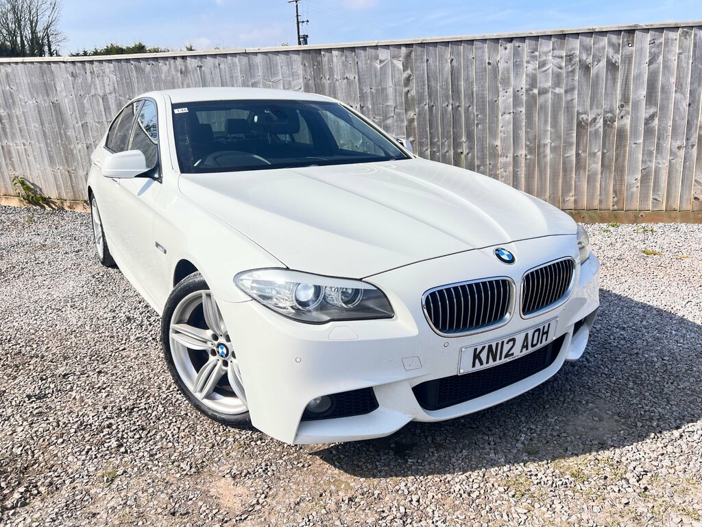 BMW 5 Series 2.0 520D M Sport Saloon Steptronic Euro White #2