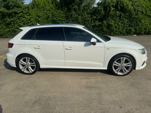 Audi A3 Tdi S Line Sportback BN17SXK White #4
