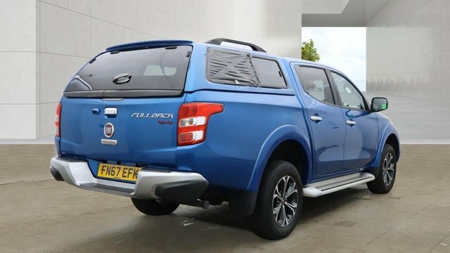 Fiat Fullback LX Pickup Double Cab Blue #4