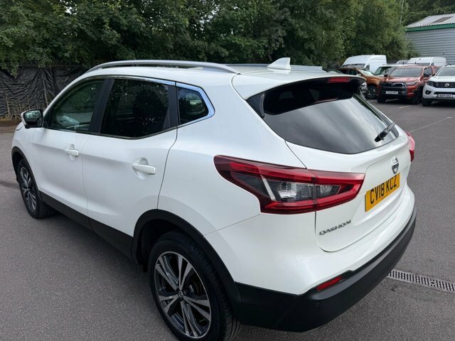 Nissan Qashqai Dci N-connecta Suv CV18KCZ White #4