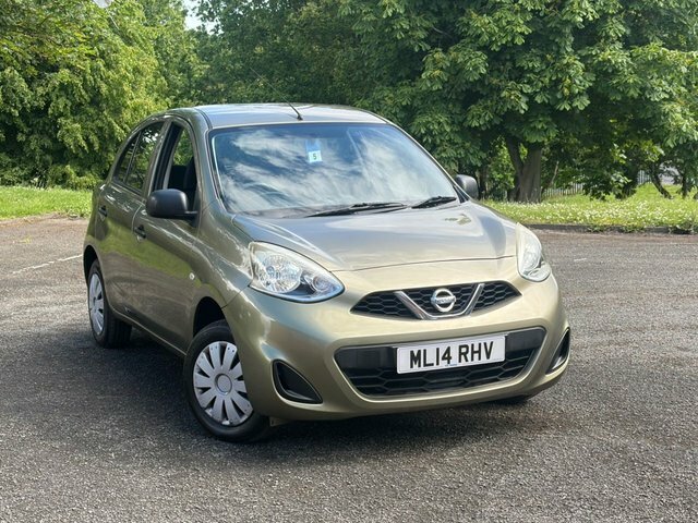 Nissan Micra 2014 1.2 Visia Hatchback Euro 5 ML14RHV Green #2