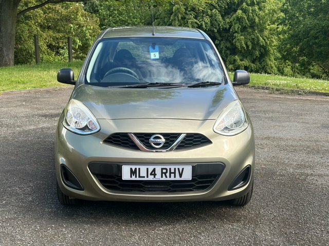 Nissan Micra 2014 1.2 Visia Hatchback Euro 5 ML14RHV Green #3