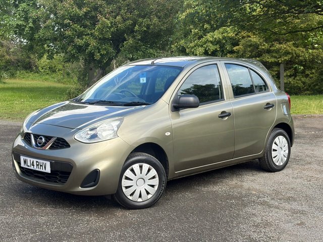 Nissan Micra 2014 1.2 Visia Hatchback Euro 5 ML14RHV Green #4