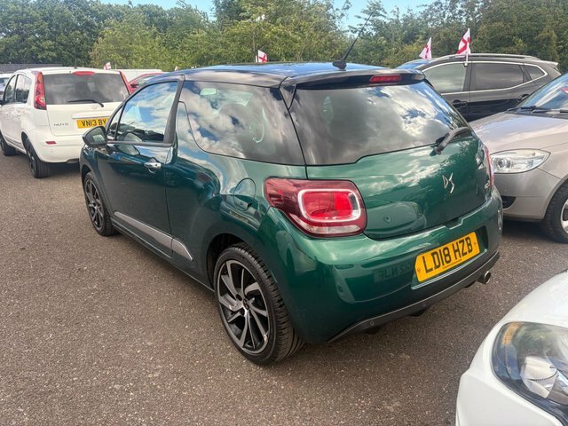 DS DS 3 2018 1.2 Puretech Connected Chic Hatchback Pet Green #3