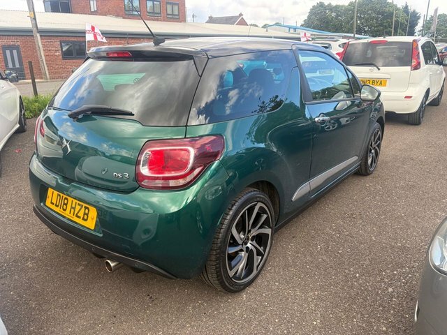 DS DS 3 2018 1.2 Puretech Connected Chic Hatchback Pet Green #4