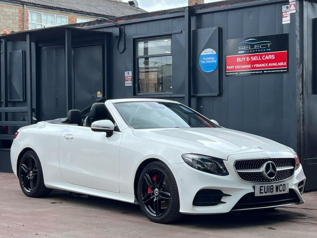 Mercedes-Benz E Class 2.0 E300 Amg Line Premium Plus Cabriolet G-troni White