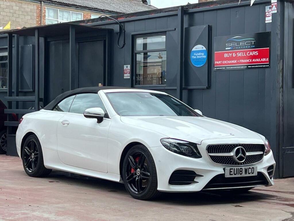 Mercedes-Benz E Class 2.0 E300 Amg Line Premium Plus Cabriolet G-troni EU18WCO White #6