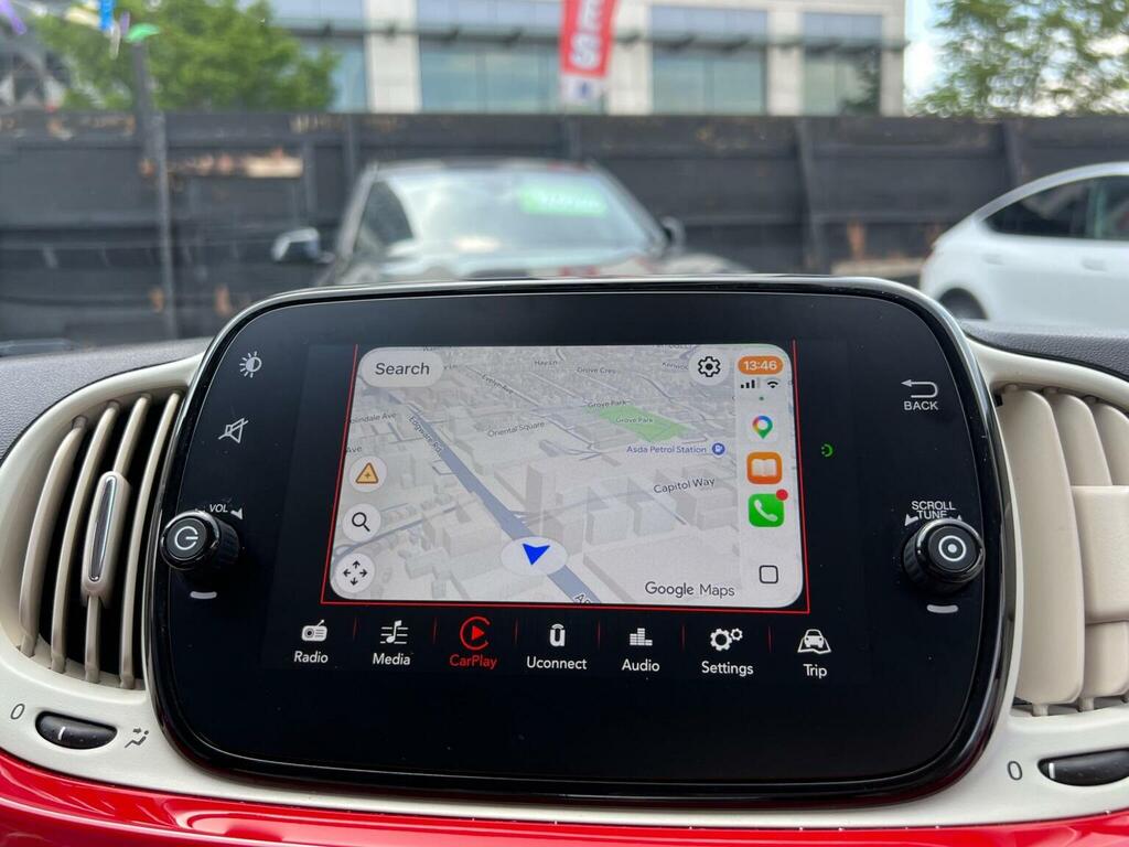 Fiat 500 1.2 Lounge Dualogic Euro 6 Ss OGZ9236 Red #3