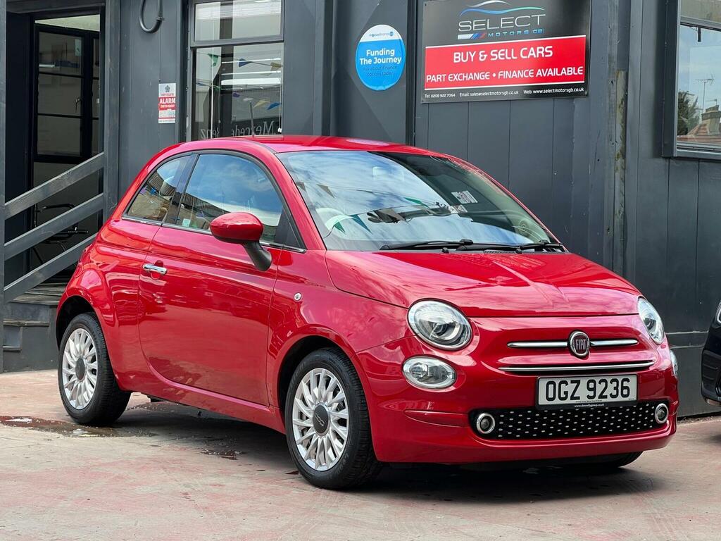 Fiat 500 1.2 Lounge Dualogic Euro 6 Ss Red