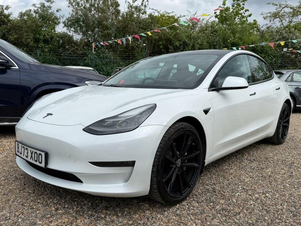 Tesla Model 3 Saloon BJ73XOO White #6