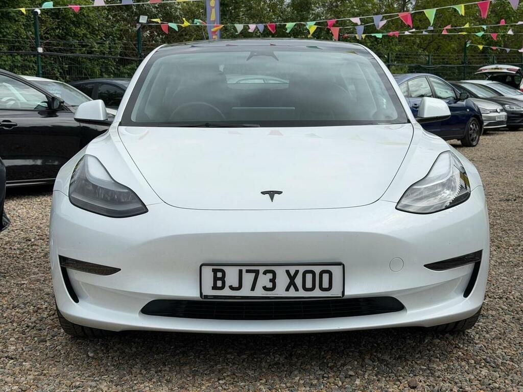 Tesla Model 3 Saloon BJ73XOO White #3