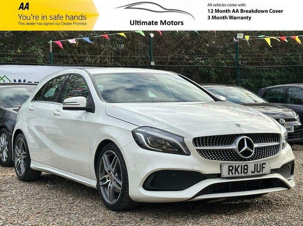 Mercedes-Benz A Class 1.6 A180 Amg Line Premium 7G-dct Euro 6 Ss White
