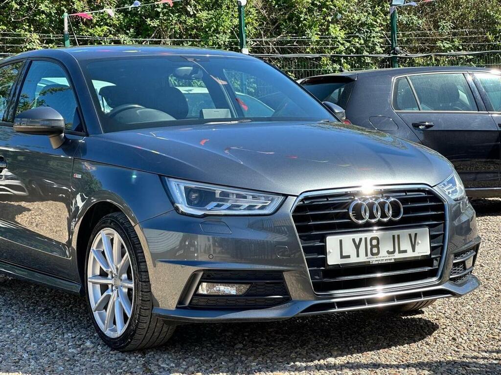 Audi A1 1.4 Tfsi S Line Sportback S Tronic Euro 6 Ss LY18JLV Grey #2