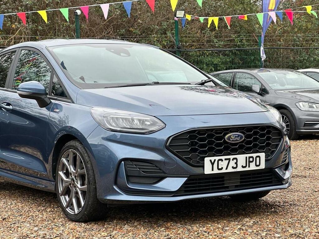 Ford Fiesta 1.0T Ecoboost Mhev St-line Edition Euro 6 Ss YC73JPO Blue #2