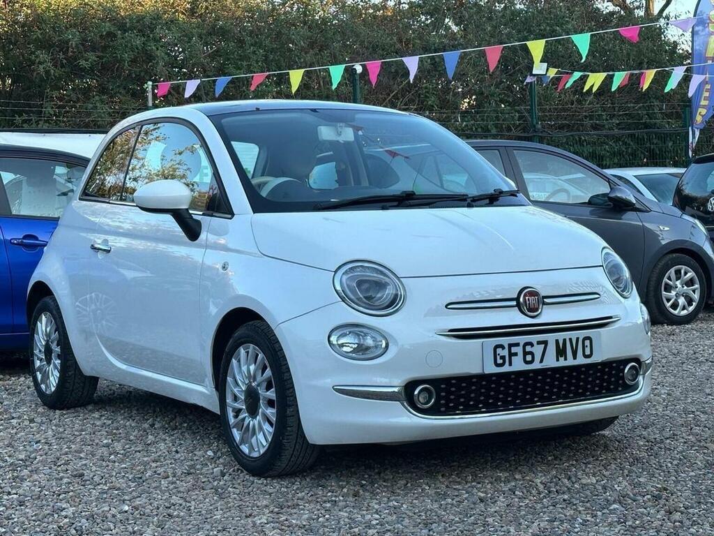 Fiat 500 1.2 Lounge Dualogic Euro 6 Ss White