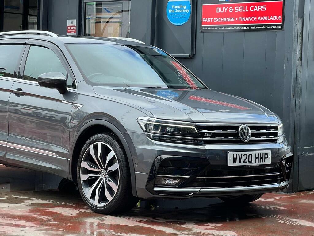 Volkswagen Tiguan R-line Tech Tdi S-a White #10