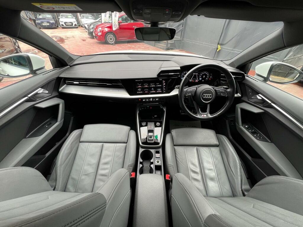 Audi A3 1.4 Tfsie 40 S Line Sportback S Tronic Euro 6 Ss MJ71HYF White #2