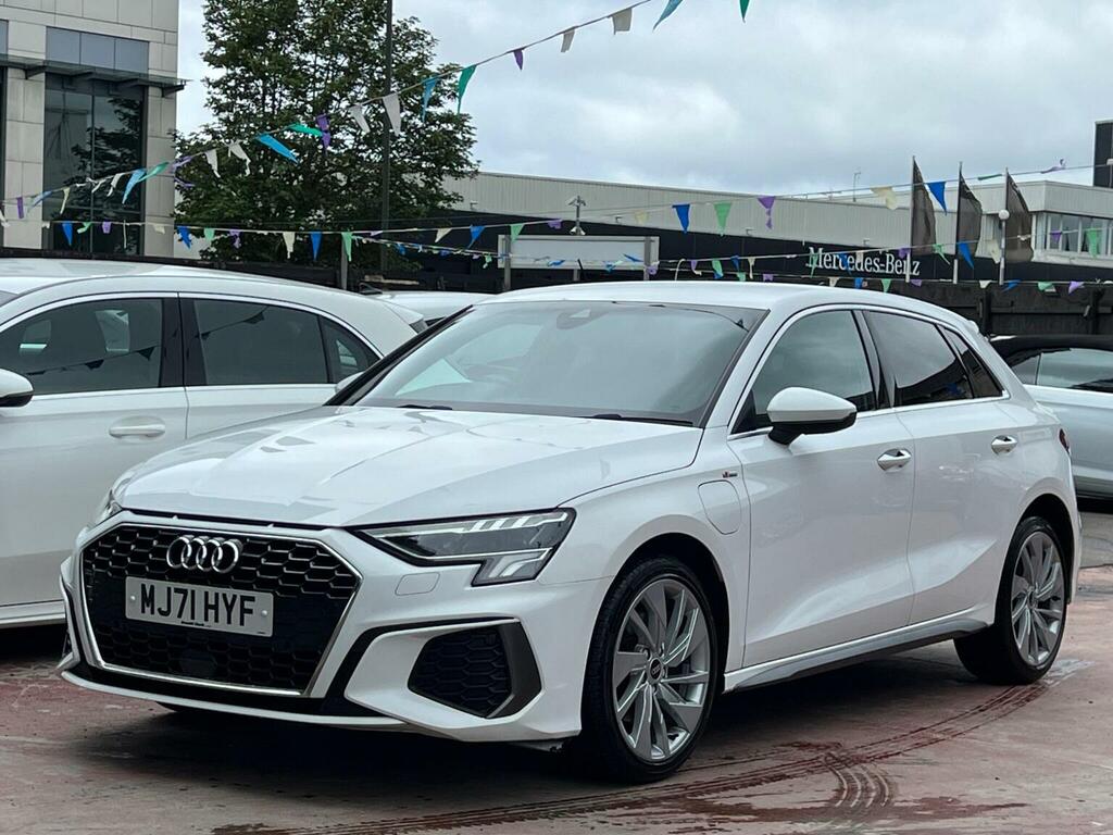 Audi A3 1.4 Tfsie 40 S Line Sportback S Tronic Euro 6 Ss MJ71HYF White #4