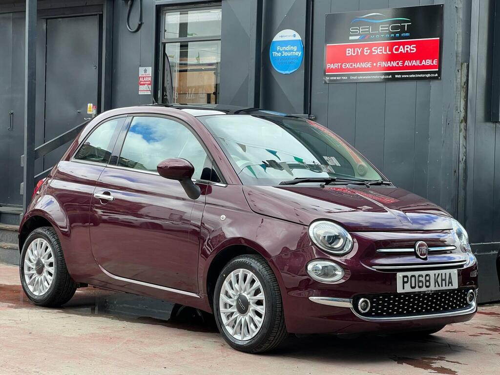 Fiat 500 1.2 Lounge Euro 6 Ss Red