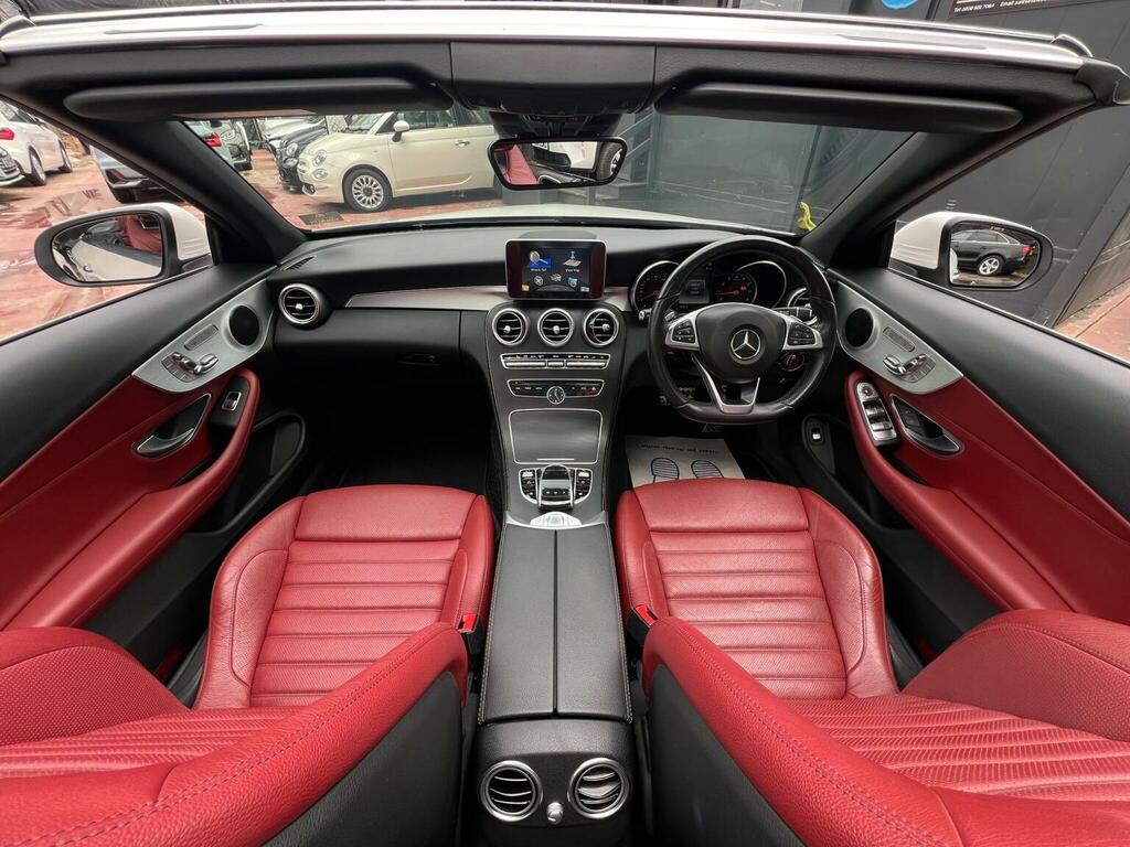 Mercedes-Benz C Class 2.0 C200 Amg Line Cabriolet G-tronic Euro 6 Ss White #2