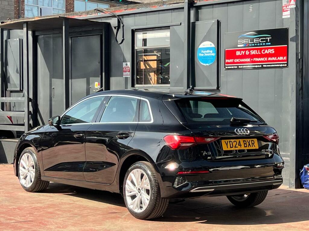 Audi A3 1.4 Tfsie 40 Sport Sportback S Tronic Euro 6 Ss YD24BXR Black #4