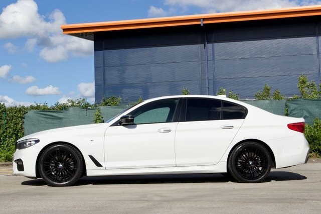 BMW 5 Series 2017 2.0 520D M Sport Euro 6 Ss White #2