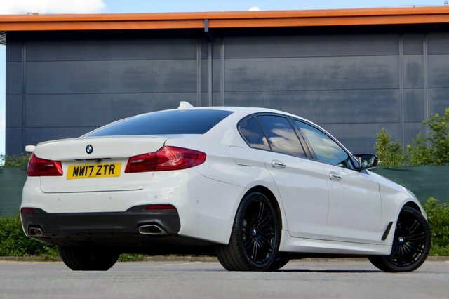 BMW 5 Series 2017 2.0 520D M Sport Euro 6 Ss White #3
