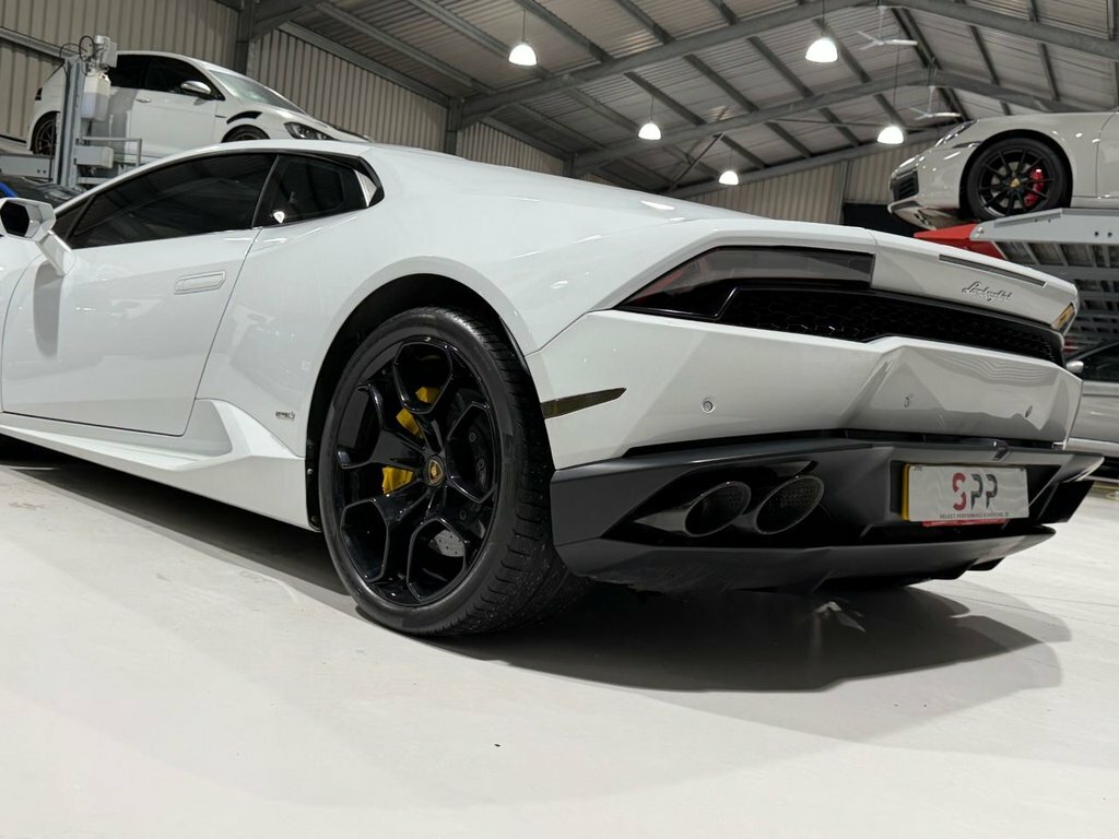 Lamborghini Huracan 5.2 Lp610-4 White #5