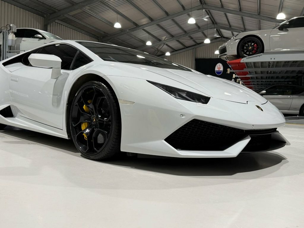 Lamborghini Huracan 5.2 Lp610-4 White #6